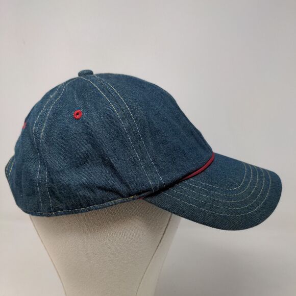 Disney Boy's Strapback Hat Blue Size OS Embroidered Mickey Mouse Logo Denim - Picture 4 of 9